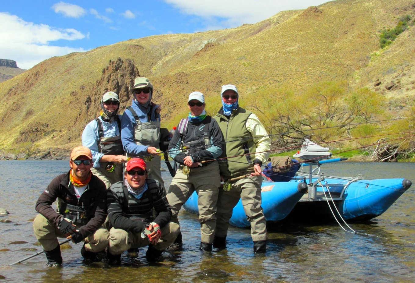 Multi-day fly fishing camping adventure in Patagonia wilderness